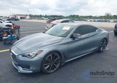 2017 Infiniti Q60 3.0T Premium z USA, uszkodzony, nr VIN JN1EV7EK4HM363368